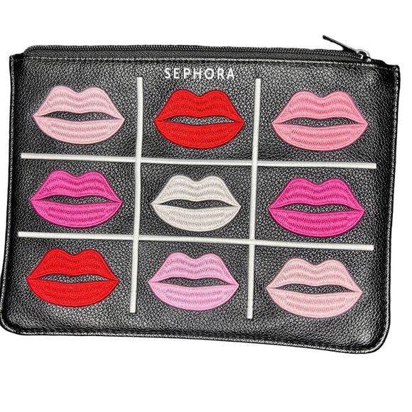 Sephora Lips Make up Bag - Picture 1 of 3